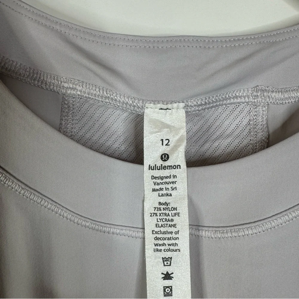 Lululemon Sheer Will Tank‎ Top Pulse Size 12
